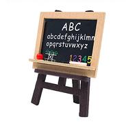 CENPEK 4Pcs Dollhouse Decorazione Accessori Miniatura Cavalletto in Legno Miniatura Lavagna in Miniatura Forniture di Arte per Bambola 1:12 Miniature Gioco Set