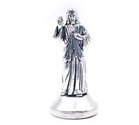 CENPEK 5pcs statuetta di Gesù modello statua di Cristo Redentore decorazione casa lega metallo argento