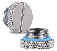 CENPEK 6 raccordi di raffreddamento ad acqua, spina di raffreddamento ad acqua, in ottone G 1/4 filettatura a vite tappo per sistema di raffreddamento ad acqua per PC