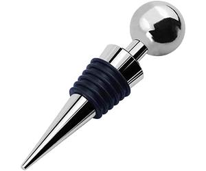 CENPEK 6 tappi riutilizzabili per bottiglie di vino, per sigillare vino, champagne, bevande, soda e birra (parte superiore rotonda)