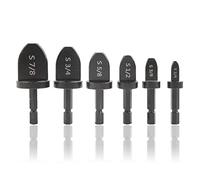 CENPEK 6Pcs Strumenti HVAC, Set di Punte per Trapano a forare Strumento Multifunzione per svasatura di Tubi in Rame Condizionatore d'Aria Espansore per Tubi in Rame Strumento per forare