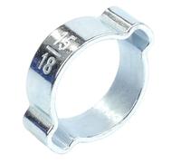 CENPEK 80 Pezzi 5-18mm Fascette a O a Doppia Orecchio zincate, Fascette stringitubo, Fascette stringitubo, Fascette stringitubo, Fascette stringitubo in Metallo a Scatto rapido