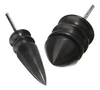 CENPEK Bruciatore in pelle con punta a punta, con bordo in pelle, strumento rotante per affilatura, forniture in pelle per brunitura