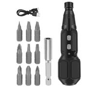 CENPEK Cacciavite Elettrico Cordless con Luce LED e Cacciavite Ricaricabile USB 9 Punte Magnetiche e Portapunte da 1/4" per la Riparazione Fai da Te Domestica
