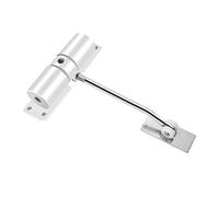 CENPEK Chiudiporta Automatico A Molla Chiudiporta Regolabile per Porta Interna con Viti E Asta di Regolazione Installazione Semplice (Bianco)