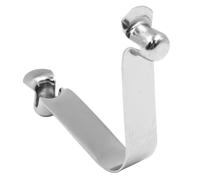 CENPEK Clip a Molla per palo da Tenda da 20 Pezzi, Clip a Molla per pagaia da Kayak da 8 mm, Clip a Molla con Pulsante per palo da Tenda in Acciaio Inossidabile per pagaia da Kayak da Campeggio