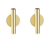 CENPEK Confezione da 2 vasi da Parete in Metallo, Moderno Supporto per Fiori secchi da Parete, per Portico casa e Ufficio