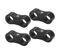 CENPEK Confezione da 4 morsetti per tubo separatore 6AN per tubo di combustibile in alluminio, adatti per tutti i tubi flessibili 3/8