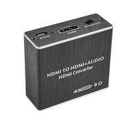 CENPEK Estrattore Audio HDMI a HDMI 4K X 2K Estrattore Audio HDMI Splitter convertitore Audio con Adattatore Splitter Audio Stereo da 3,5 mm