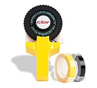 CENPEK Etichettatrice per goffratura 3D - Stampante per Etichette Manuale Modello Piccolo per Scritte Fai da Te, etichettatura Personalizzata e Nastro