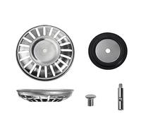 CENPEK Filtro per lavello da cucina con tappo per lavello in acciaio inox per lavello