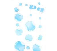 CENPEK Ghirlande piatte sotto il mare a 4 corde per decorazioni per feste a sirenetta trasparenti galleggianti da appendere bolle filanti piscina oceano festa a tema matrimonio baby shower decorazione