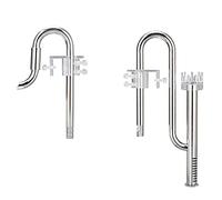 CENPEK Metal Lily Pipe Surface Skimmer Acciaio Inflow Deflusso Inflow per Acquario Piantato Tank