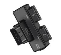 CENPEK OBD2 OBDII Splitter 16 Pin OBD II con interfaccia DC per trasmissione ad alta velocità da 1 maschio a 2 femmine universale per tutti i veicoli OBD2