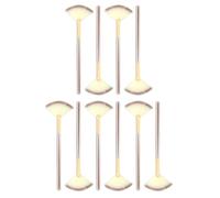 CENPEK Pennello per ventaglio facciale da 10 Pezzi Pennello per Trucco Pennello per Applicazione Sottile e Morbido Pennello esfoliante Chimico Cosmetici per Applicazione cosmetica Maschera