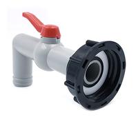 CENPEK Rubinetto valvola a sfera in plastica IBC serbatoio adattatore S60x6 60mm 90 gradi valvola di uscita estesa serbatoio tubo raccordo parti