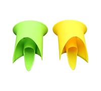 CENPEK Set da 2 Pezzi per Rimuovere Il torsolo di peperoni e pomodori - Strumenti per Rimuovere Il torsolo di Verdure per peperoni e Fragole ripieni