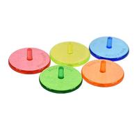 Cenpek - Set di 100 pennarelli per palline da golf sportivi, in plastica trasparente, 24 mm, piatti, rotondi, colori assortiti