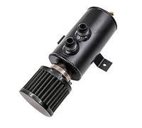 CENPEK Tanica universale in alluminio 10AN con valvola di scarico, 2 porte, serbatoio spazzolato con filtro di sfiato, 750 ml, nero