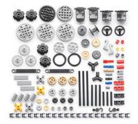 CENPEK Technic Pezzi di Ricambio, 116 Pezzi Technic connettori per Maglie Catena Ingranaggi Set di Mattoni, Parti di Ricambio Perno ASSE Ruota dentata Meccanica Imballaggio Misto