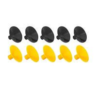 Cenpek - Ventose a forma di freccia per bambini, in gomma, con ventose, per attività all'aperto, bersaglio, colore: nero e giallo