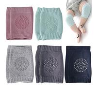 CENRONG Ginocchiere per Neonati，5 Paia Ginocchiere per bambini Ginocchiere per gattonare antiscivolo Ginocchiere neonato Ginocchiere bimbo，per bimbi 0-24 Mesi