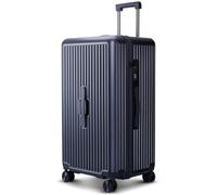 CENSIEN Bagaglio a quadri, grande valigia da 28 pollici con ruote girevoli, guscio rigido in PC leggero con serratura TSA, Blu, 28 Inch - Trunk Luggage
