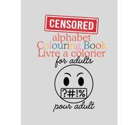 Censored alphabet colouring book for adult