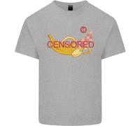 Censored Banana Divertente Osceno Sexy Uomo Cotone T-Shirt Tee Top