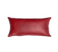 Centaur - Cuscino in vera pelle al 100% - Bordeaux 50 x 30 cm Cuscino in pelle per divano o camera da letto Decorativo Facile da pulire - Fatto a mano in Germania