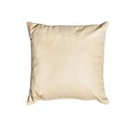 Centaur - Cuscino in vera pelle al 100% - Champagne/Beige 50 x 50 cm Cuscino in pelle per divano o camera da letto Decorativo Facile da pulire - Fatto a mano in Germania