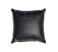 Centaur - Cuscino in vera pelle al 100% - Nero 50 x 50 cm Cuscino in pelle per divano o camera da letto Decorativo Facile da pulire - Fatto a mano in Germania