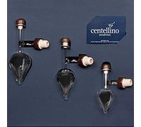Centellino decanter tre pezzi Set C300 A 100 ml per vino rosso, 60 ml per Raisin vino, e 35 ml per brandy