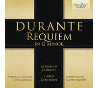 Francesco Durante Durante: Requiem in G Minor (CD) Album (Jewel Case)