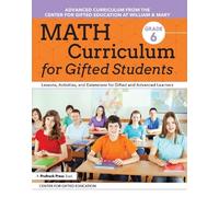 Center for Gifted Education Math Curriculum for Gifted Students (Tascabile)