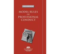 Center For Professional Resp Model Rules of Professional Conduct, 20 (Tascabile)