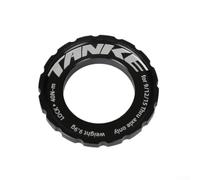 Center Lock Disco Freno Rotore Lockring Cover in Lega di Alluminio Adattatore Strumento per Bicicletta Passante Mozzo 9/12/15/20 mm Compatibile con Anello di Fissaggio Center-Lock (NERO)