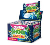 Center Shock Mystery, scatola con 100 gomme da masticare, extra acide, gusto casuale, adatto per compleanno, Natale e Halloween, 400 g