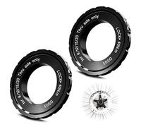 Centerlock - Disco freno per bicicletta Shimano - 2 X Centerlock per Shimano, 44 X 26 X 8 mm Lockring Center Lock Mozzo adattatore compatibile con assi da 9/12/15/20 mm