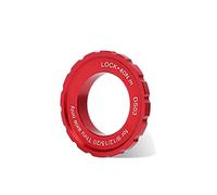 Centerlock Lockring, Centerlock Lock Wheelset Hub Barrel Shaft Disco Rotore Lockring Accessorio per bici Centerlock Rotori di Bloccaggio per Bici, Mountain Bike(rosso)