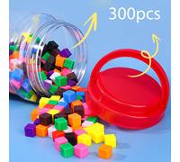 centimetri, cubi matematici, blocchi, giocattoli per la classificazione per la