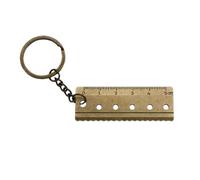 Centimetro 5 cm Righello portachiavi - Strumento di misura in miniatura Charm, accessorio geometria matematica cancelleria | Ingegneri studenteschi Mini Ruler portatili, dispositivo