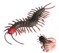 Centipedi, bug falsi in gomma morbida da 9 pollici, giocattolo realistico di sollievo da stress, giocattoli per lo scherzo spaventosi riutilizzabili per i bomboniere dei progetti scolastici regali Ce
