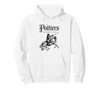 Cento Anni di Guerra Battaglia di potiers Felpa con Cappuccio