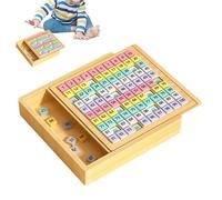 Cento tavola di legno, Math Board, 1-100 numeri consecutivi di apprendimento del giocattolo per bambini, Tavola digitale dei giocattoli per la prima infanzia per lo sviluppo delle abilità di conteggio
