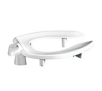 Centoco - Sedile per WC rialzato in plastica senza copertura, conforme ADA, per sollevamento handicap e assistenza medica, modello Heavy Duty 300 e 500, colore: bianco, 3" Lift, bianco, 1