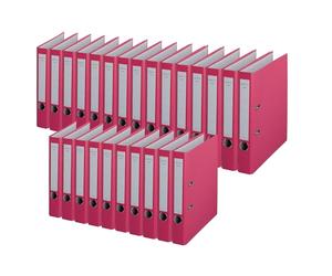 Centra - Raccoglitore cromato A4, 50 mm, 25 pezzi, colore: Fucsia