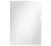 Centra Trasparente Plastica Portafoglio Taglio a Filo Cartella A4 2 Aperture Top