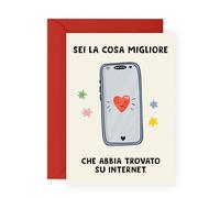 Central 23 Biglietto Amore Esilarante Best Thing I’ve Found On The Internet Carino Partner Anniversario Cartolina Idea Regalo Con Adesivi