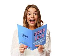 CENTRAL 23 Biglietto d'addio per colleghi, con scritta "Good Luck Finding Better" - Biglietto di addio gigante - Biglietto di addio divertente - Nuovo biglietto di lavoro - Viene fornito con adesivi